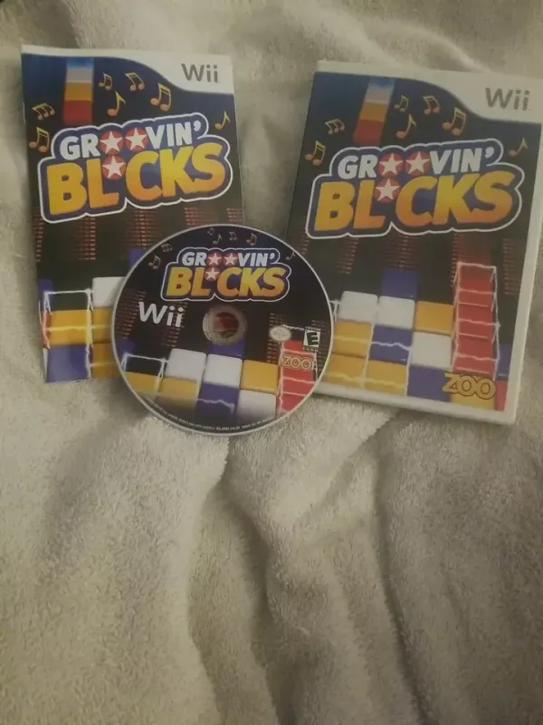 Groovin' Blocks (Nintendo Wii, 2009) ~ Used Complete ~ vintage video game