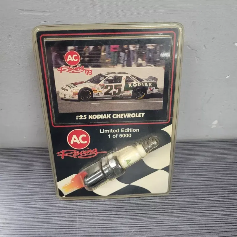 KEN SCHRADER #25 KODIAK AC Racing ‘93 AUTOGRAPHED Limited Edition Spark Plug NOS