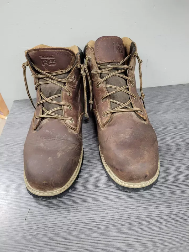 timberlane work boots shoes 12m brown pro508 a1wg2 a6742 steel toe