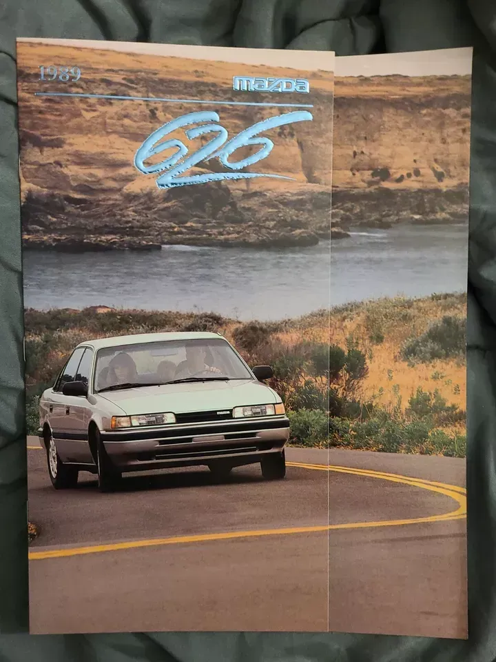 Vintage 1989 Mazda 626 Brochure complete dealer advertising oem car book vgc