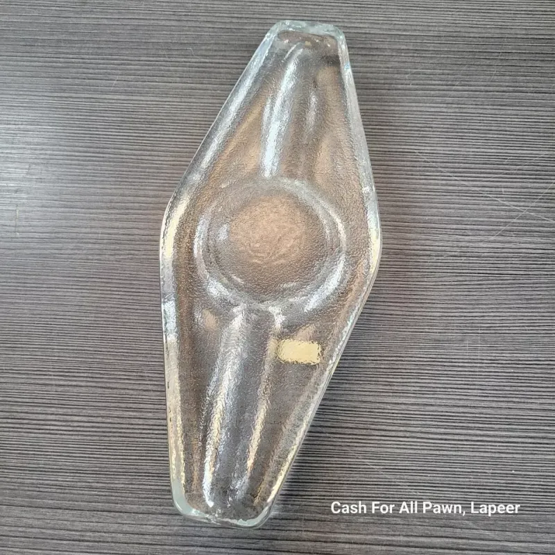 Vintage Comoy’s Of London Glass Pipe Cigar Ashtray Made Italy JIM BEAM RaRe nwt