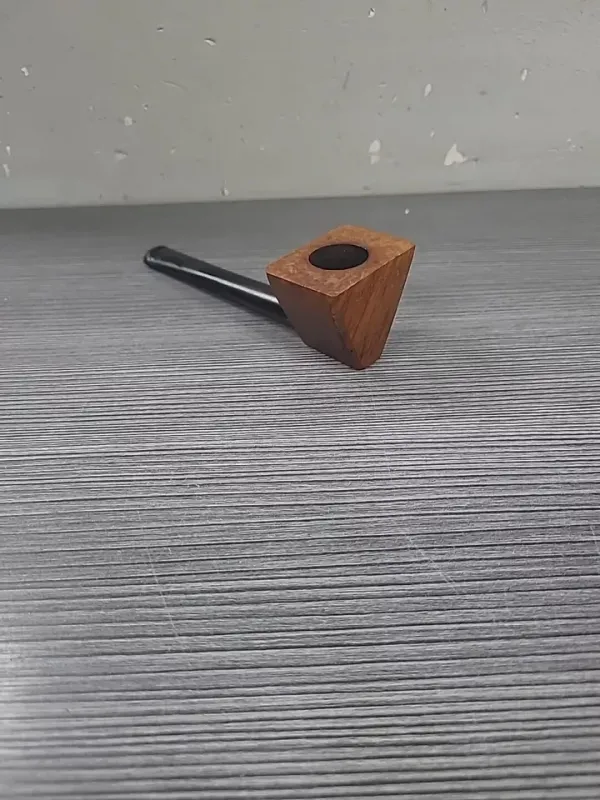 Vintage John Surrey Ltd Estate Pipe 5" Long Mcm Geometric Shape