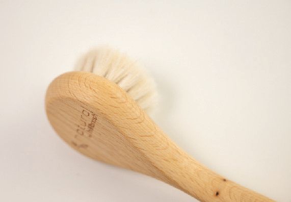 Naturalna szczotka do włosów dziecięcych i ciała