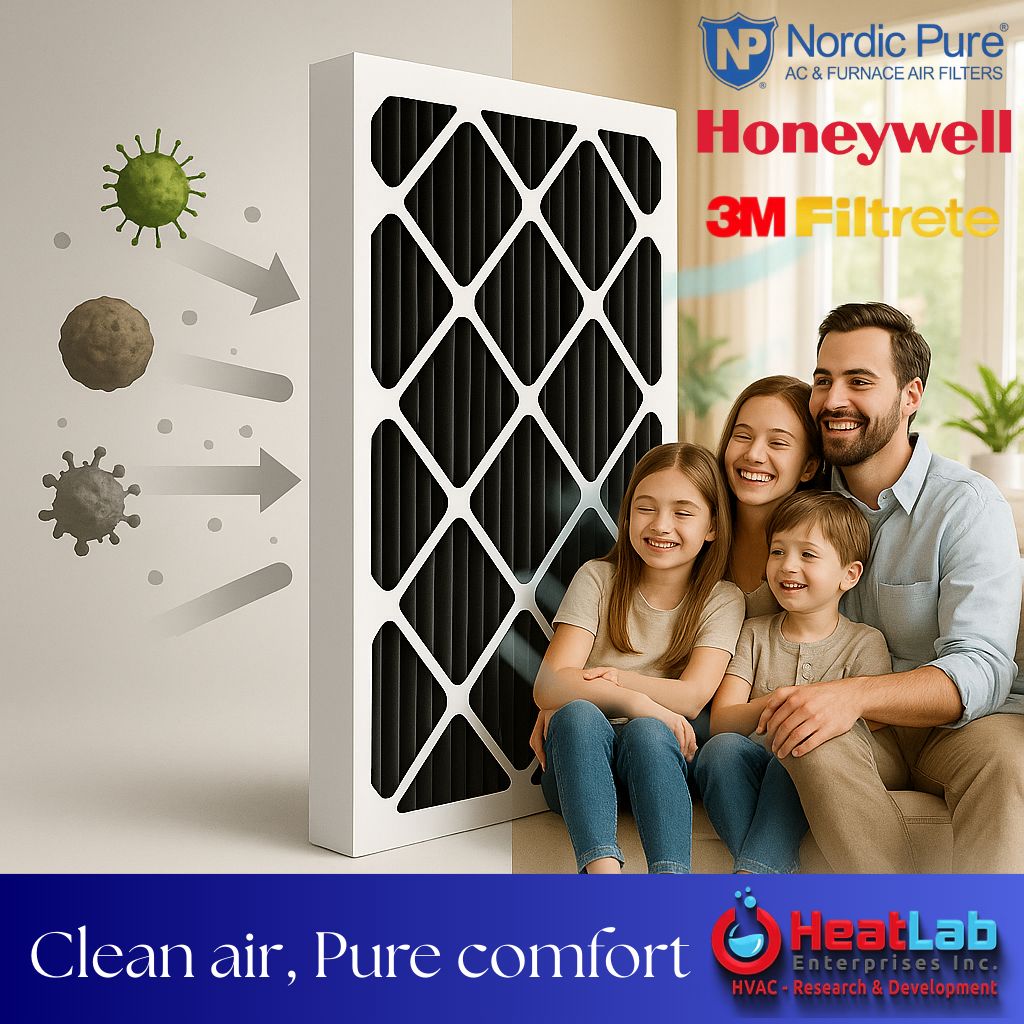 Pure Carbon HVAC Filter by HeatLab Enterprises