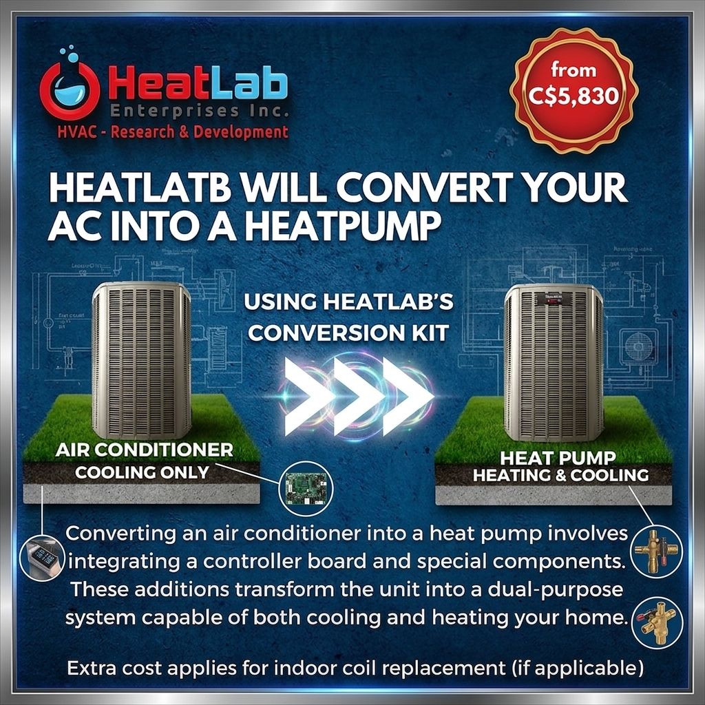 HeatLab A/C To Heat-Pump Conversion