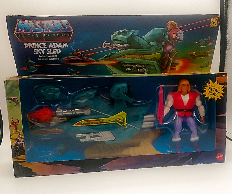 PRINCE ADAM AND SKY SLED