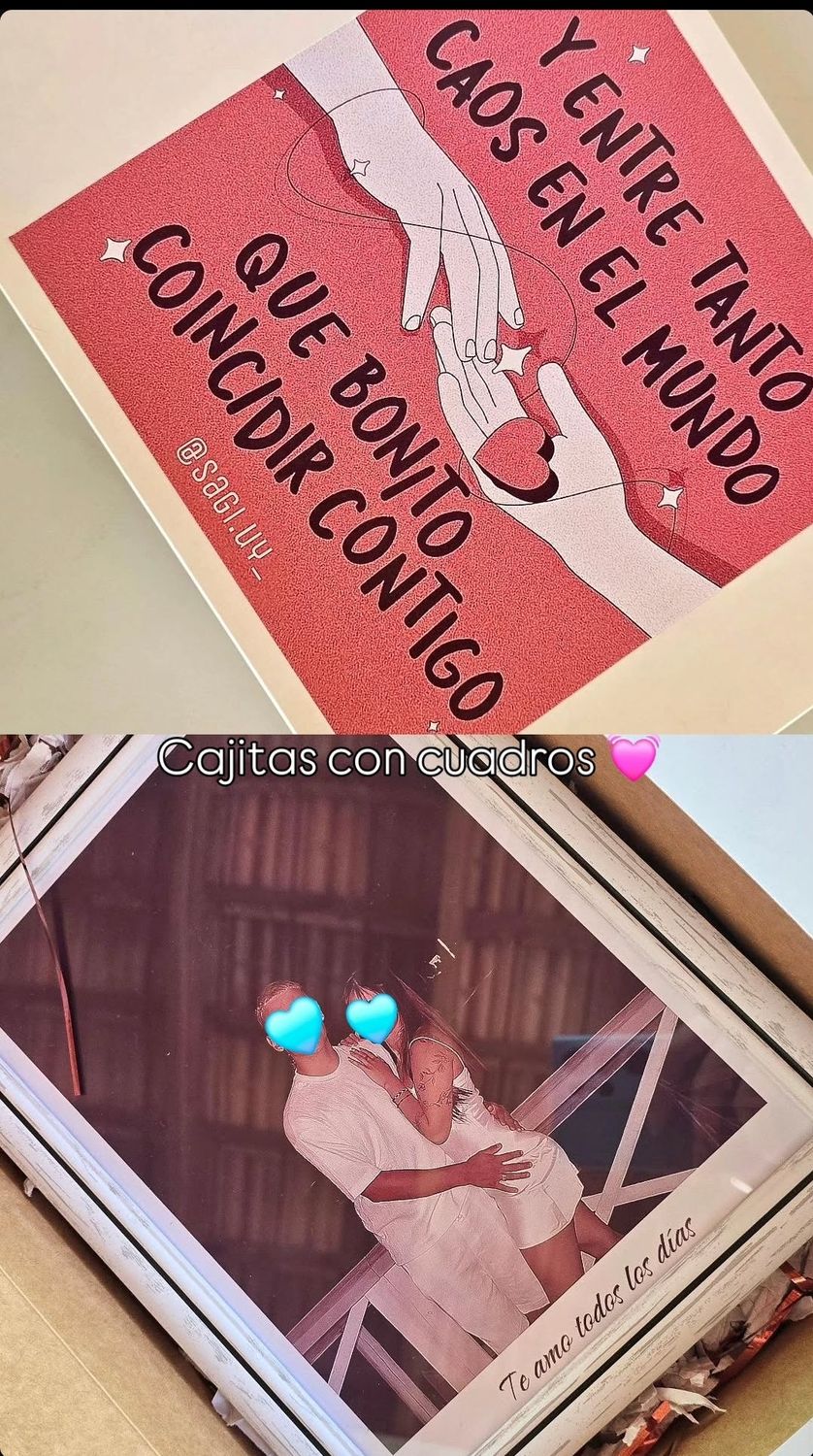 Caja con Cuadro