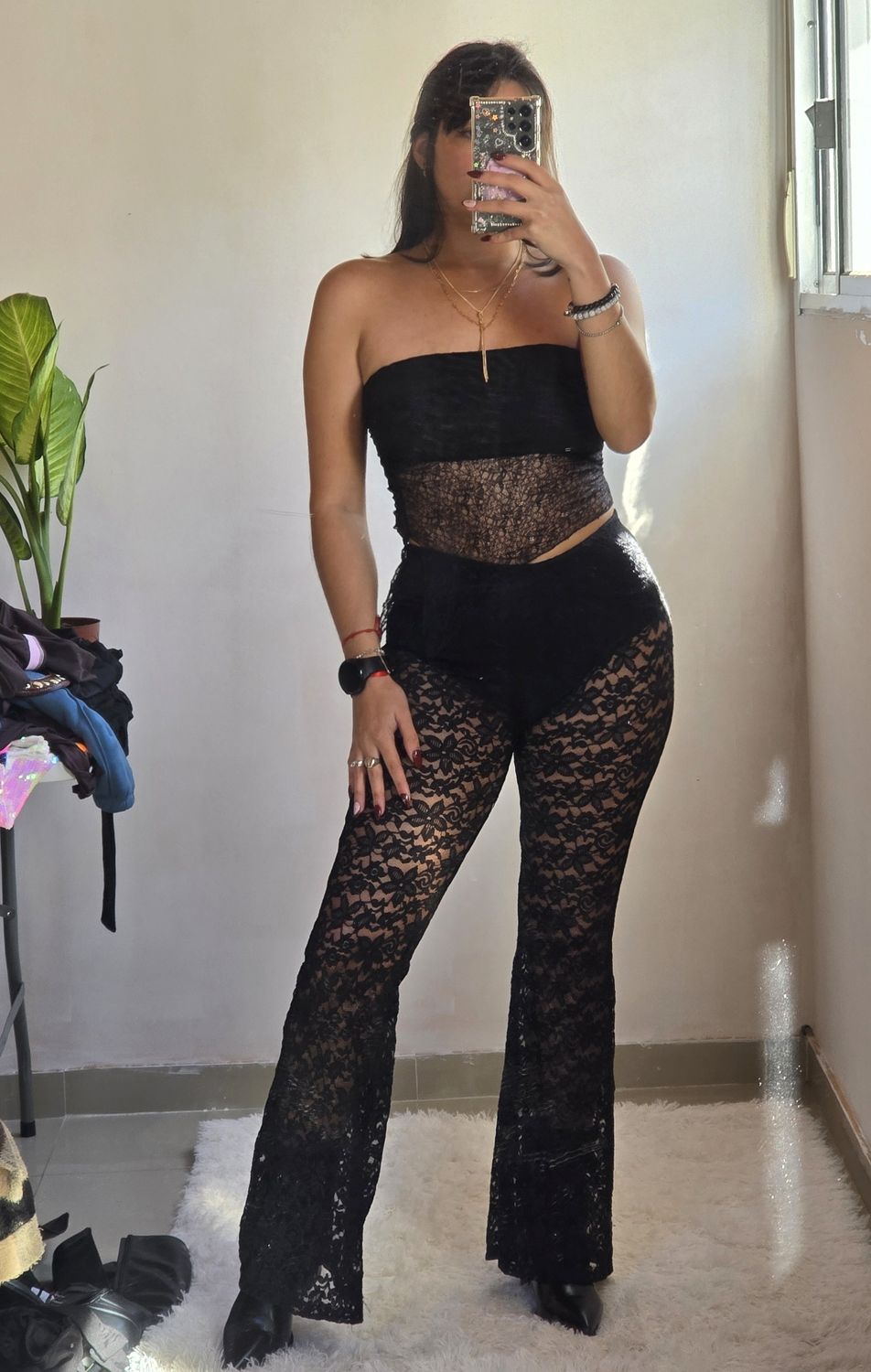Strapless Encaje