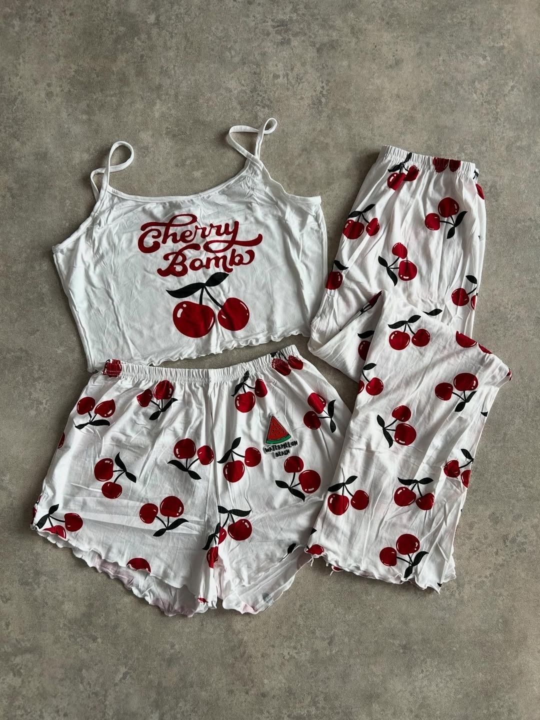 Pijamas 3 piezas