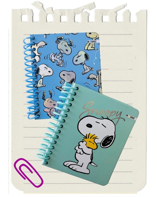 Cuaderno Snoopy C/Stickers 