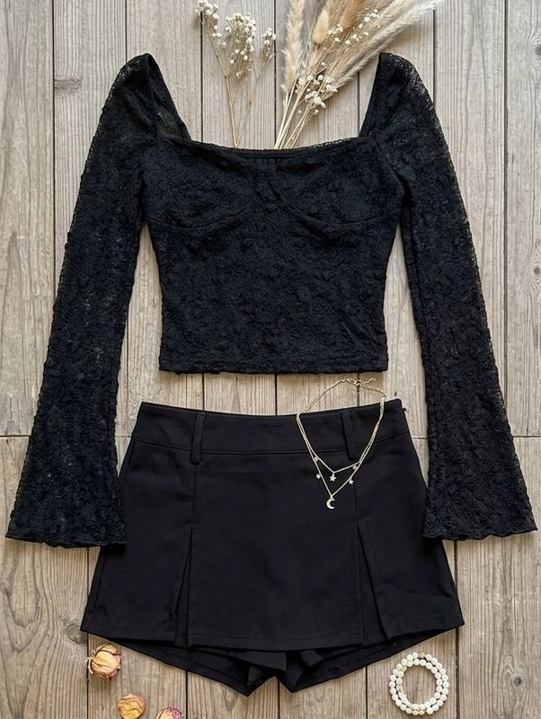 Short Pollera Sastrero