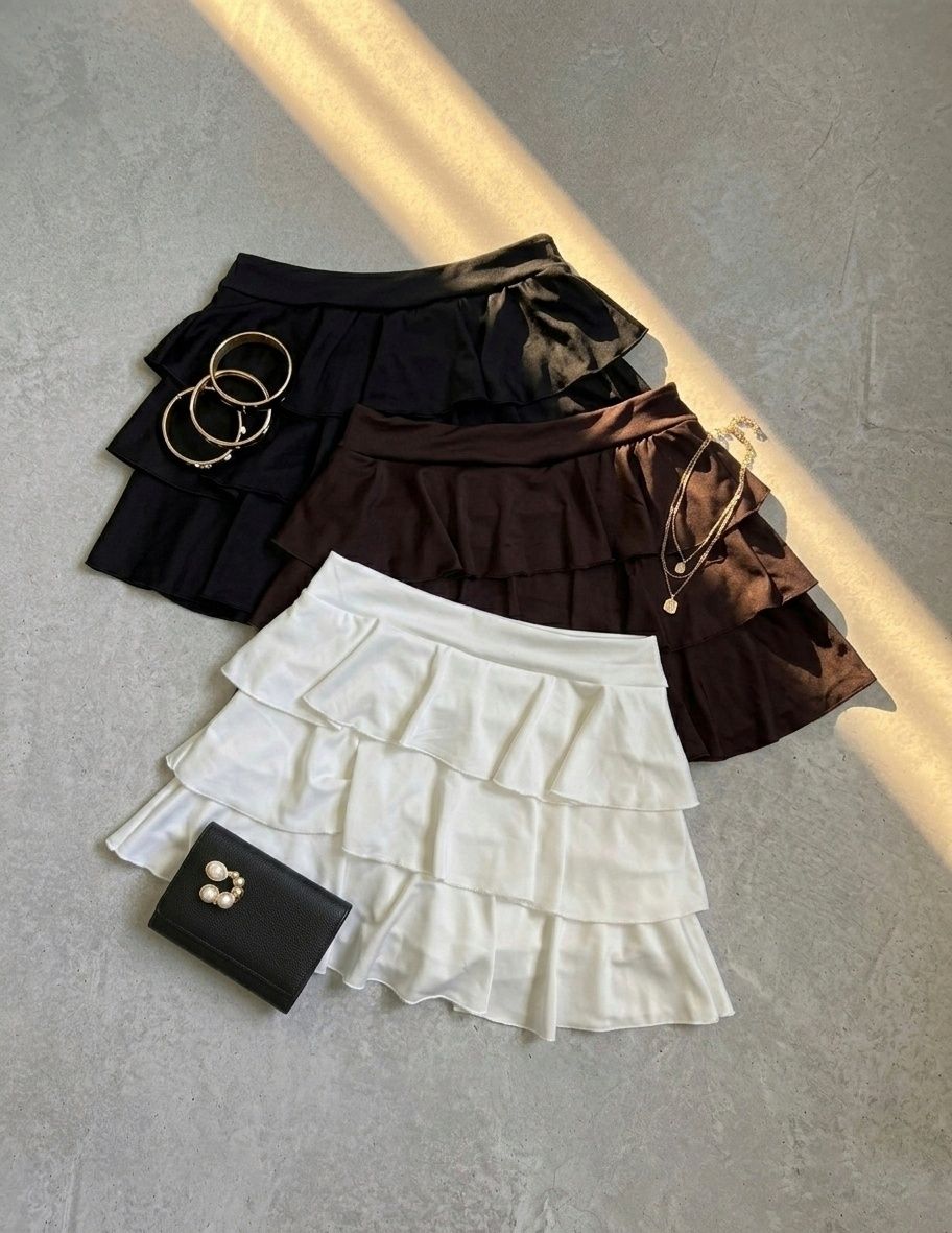 Short Pollera Volados