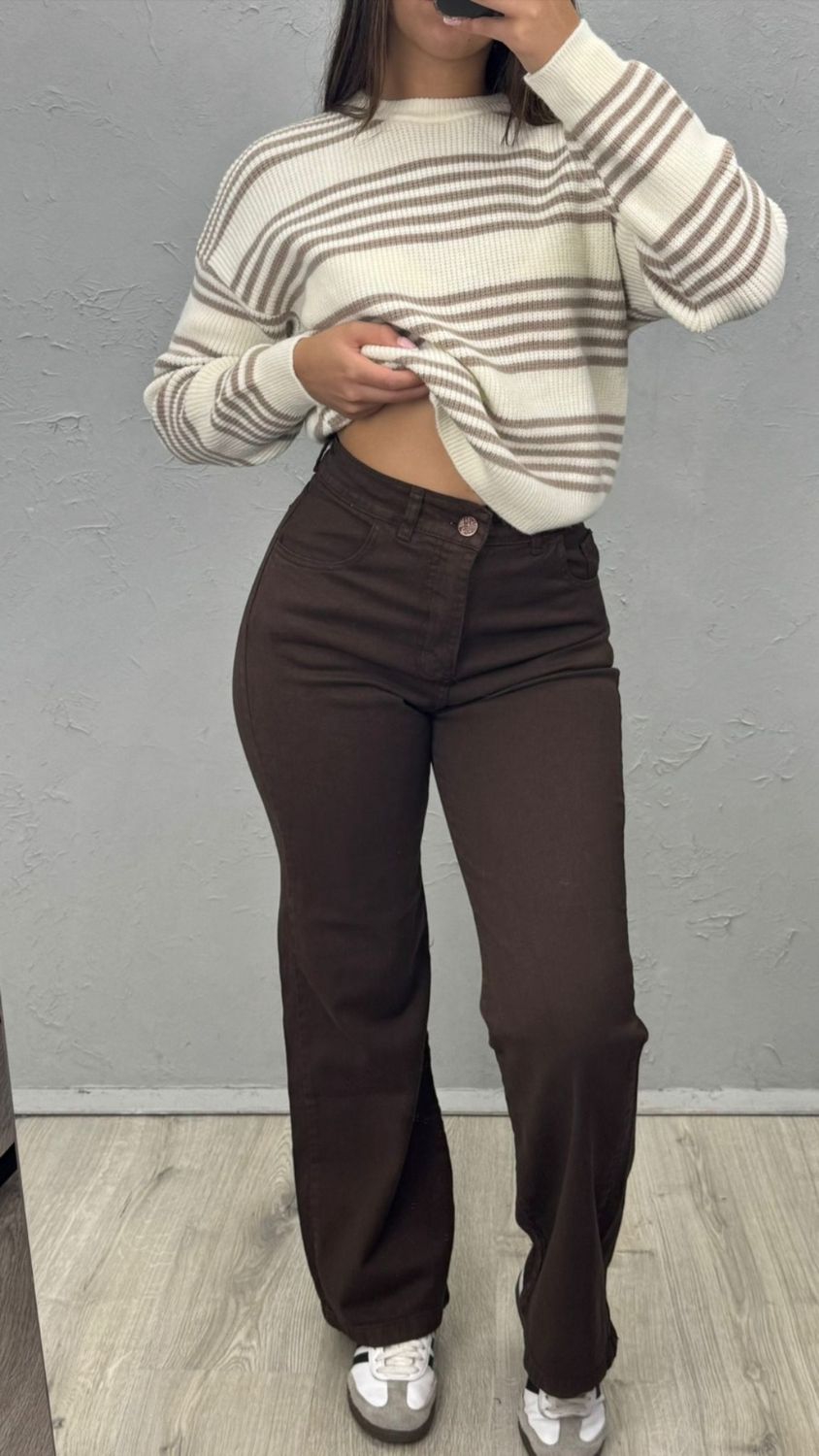 Wide Leg Brown