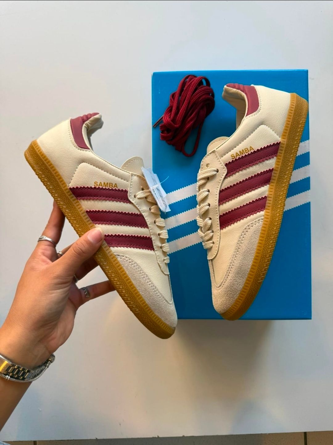 Samba Beige c/bordo