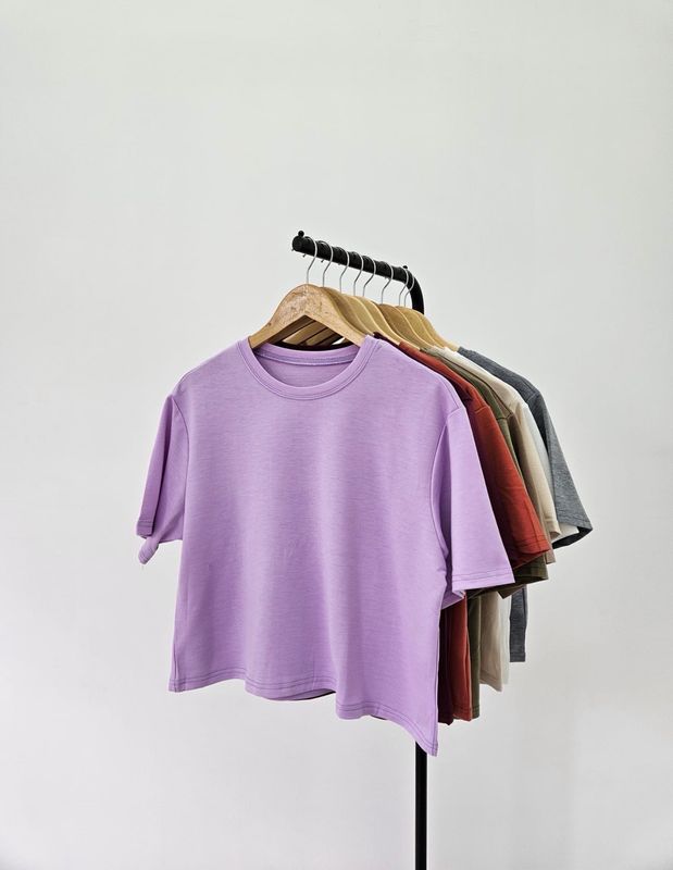Remera manga corta básica