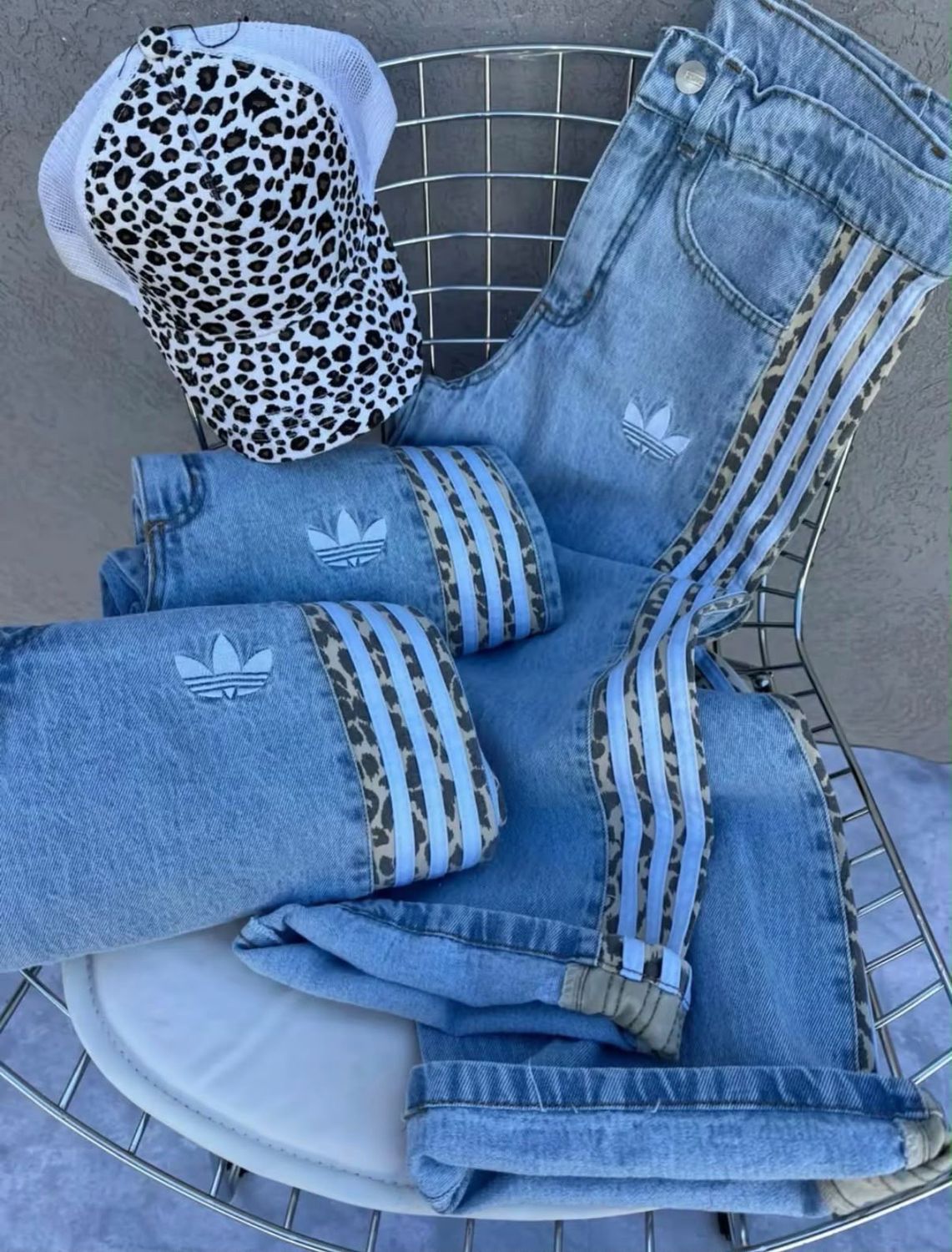 Denim Adidas Print