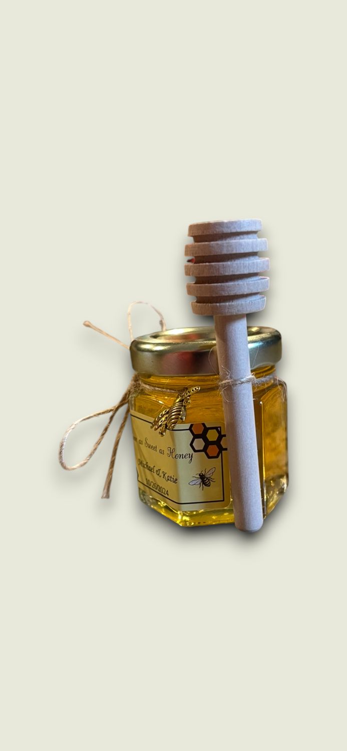 2oz Honey For Birthdays, Wedding Favors, Baby Showers And More