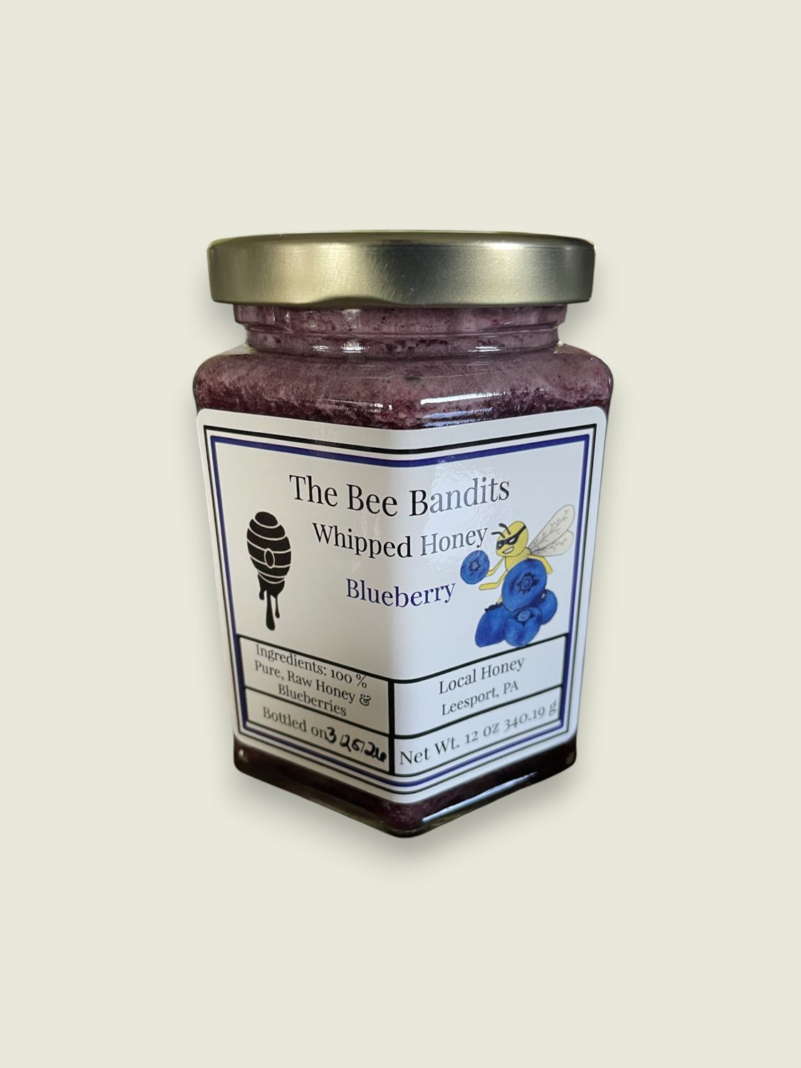 Blueberry Creamed Honey