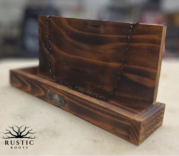 Handcrafted Dark Cedar Bird Feeder Box