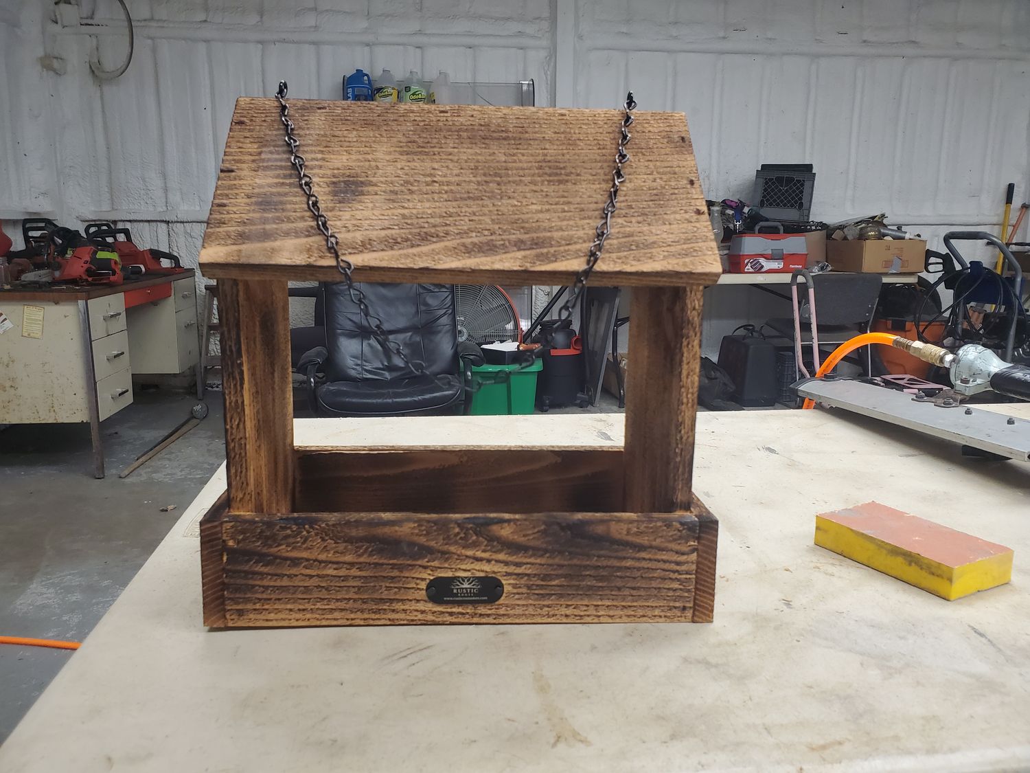 Handcrafted Squirrel feeder Box - Durable Wooden feeder