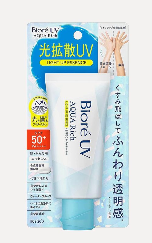 Biore UV Aqua Rich Light Up Essence Sunscreen SPF50+ PA++++ 70g