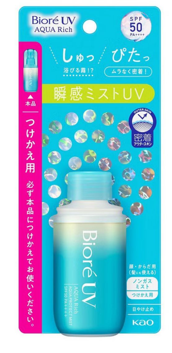 Biore UV Aqua Rich Aqua Protect Mist Refill SPF 50 PA++++ 60 ml
