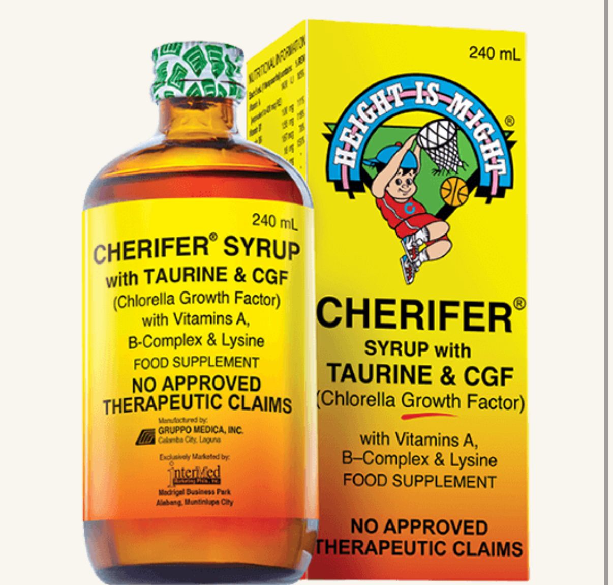 Cherifer Forte Syrup 2-6 yrs old