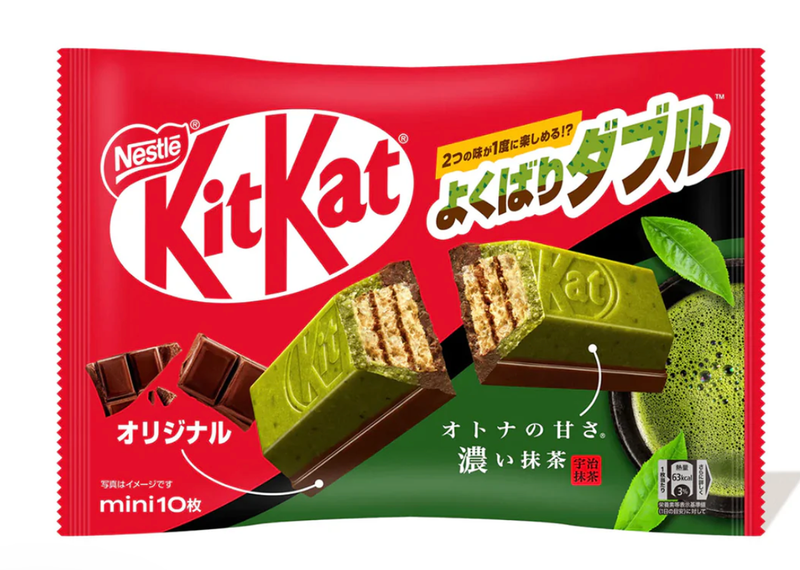 Nestle KitKat Good Double Adult Sweetness Dark Matcha &amp; Original 10 Pieces