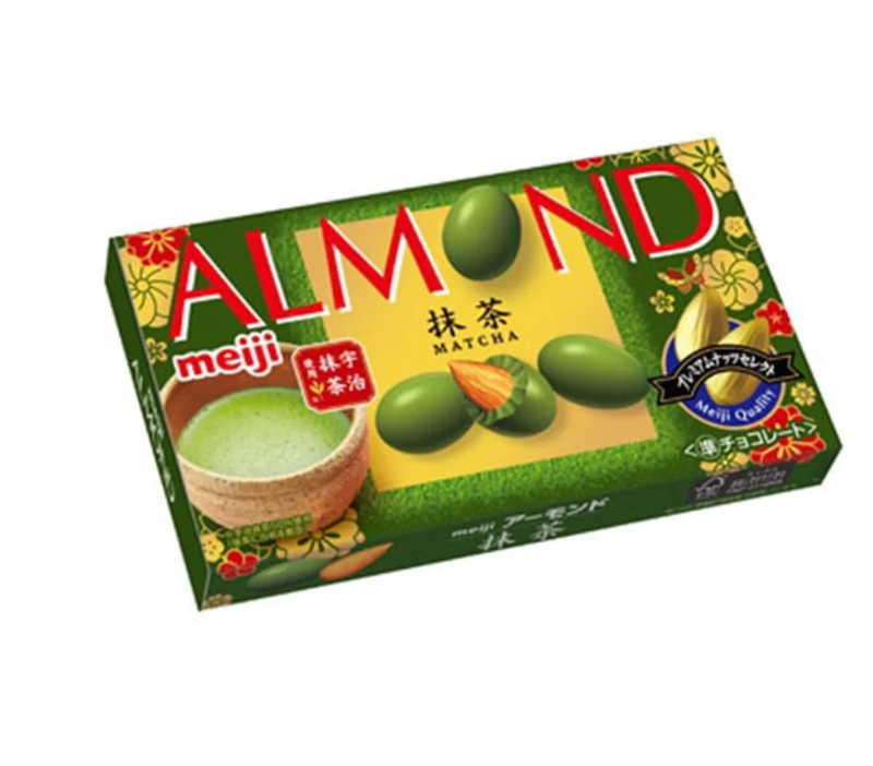 Almond Chocolate Meiji Matcha Flavour