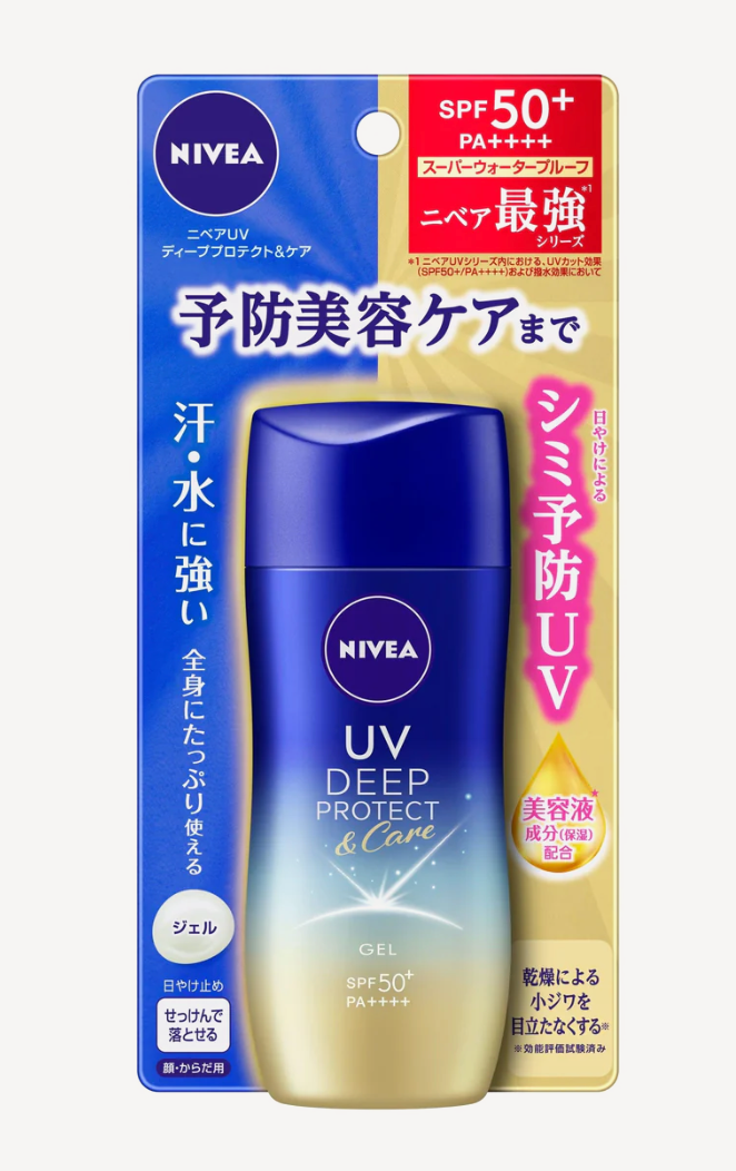 Nivea UV Deep Protect &amp; Care Gel Sunscreen SPF50+ PA++++ 80g