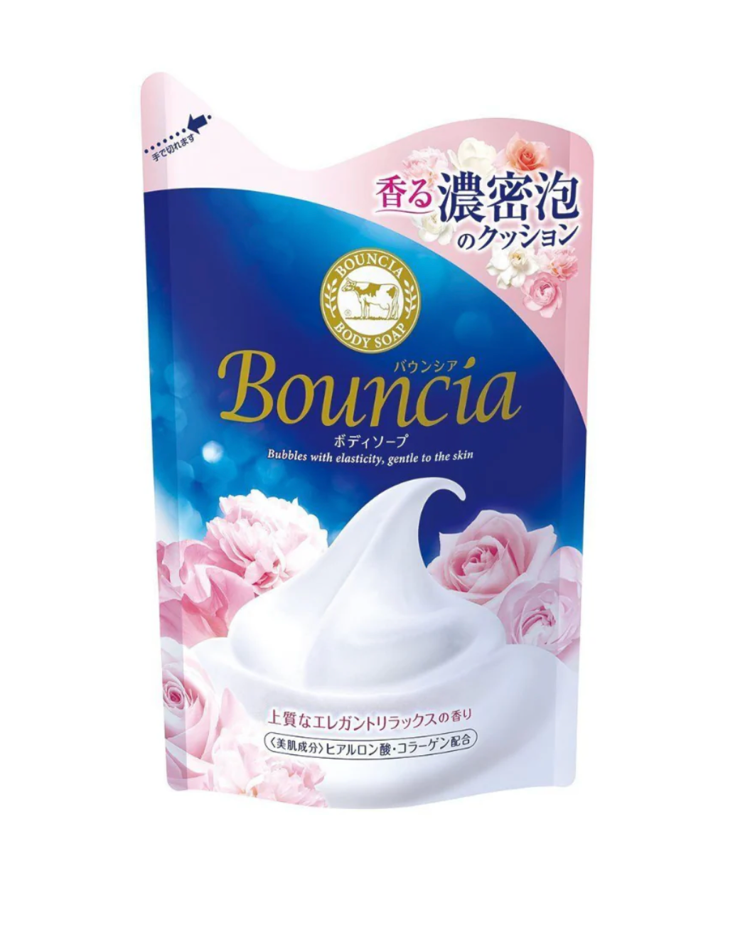 Bouncia Body Soap Wash Airy Bouquet 360ml