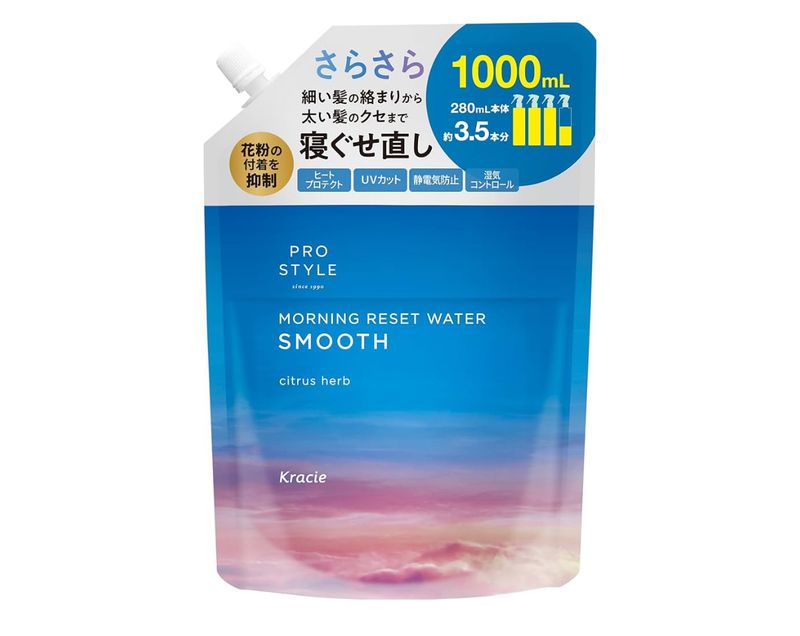 Pro Style Morning Reset Hair Water Mist - Smooth Citrus Herb Refill 1000 ml Hair Care