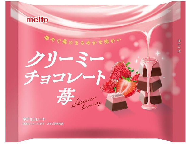 Meito Creamy Chocolate Strawberry 80g