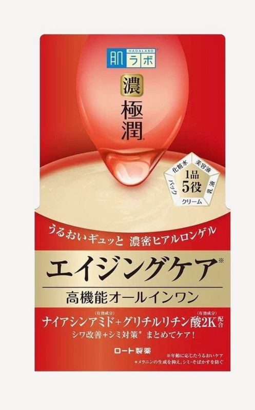 Rohto Hada Labo Gokujyun Skin Plumping Perfect Gel Cream 100g