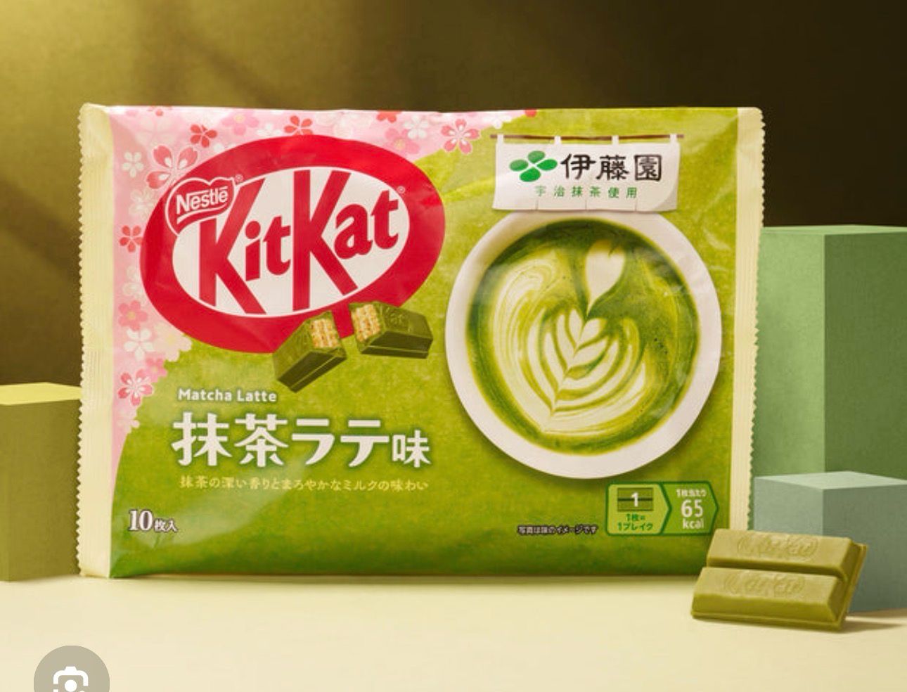 Kitkat Matcha Latte