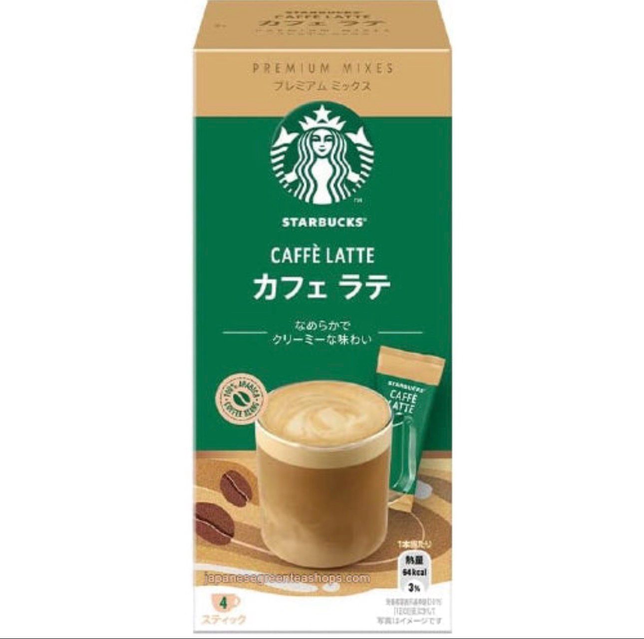 Starbucks Japan Caffè Latte Premium Mix (4 Sticks)