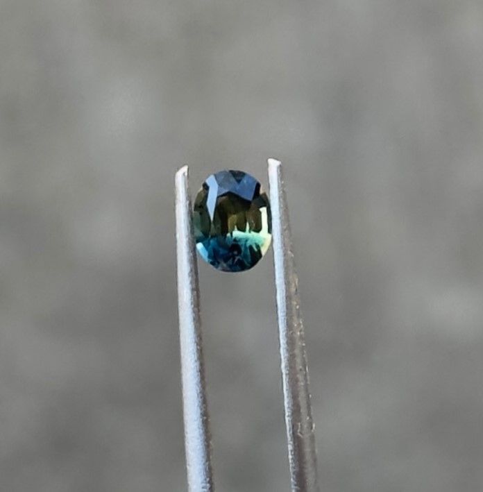 0.65ct Green Australian Sapphire