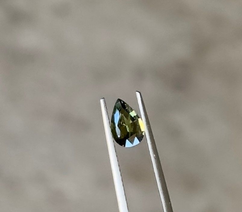 1.14ct Green Australian Sapphire