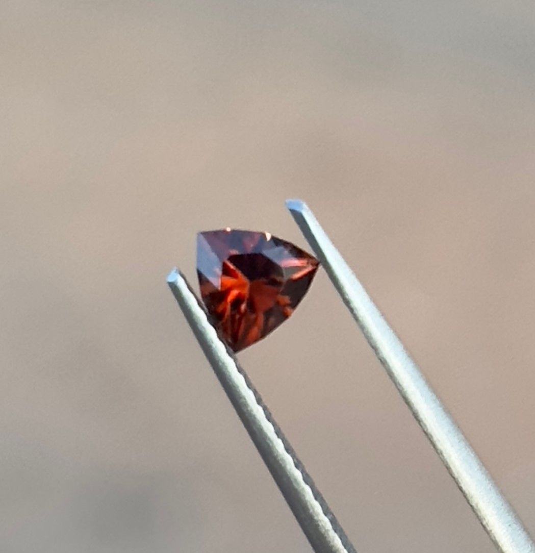 0.75ct Red Australian Zircon