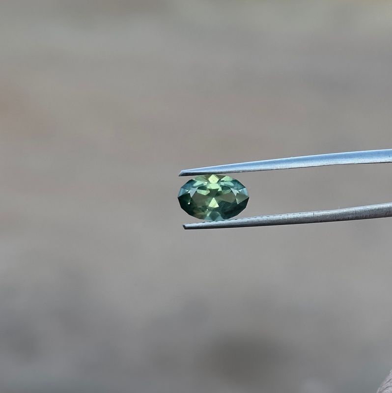 1.51ct Green Australian Sapphire