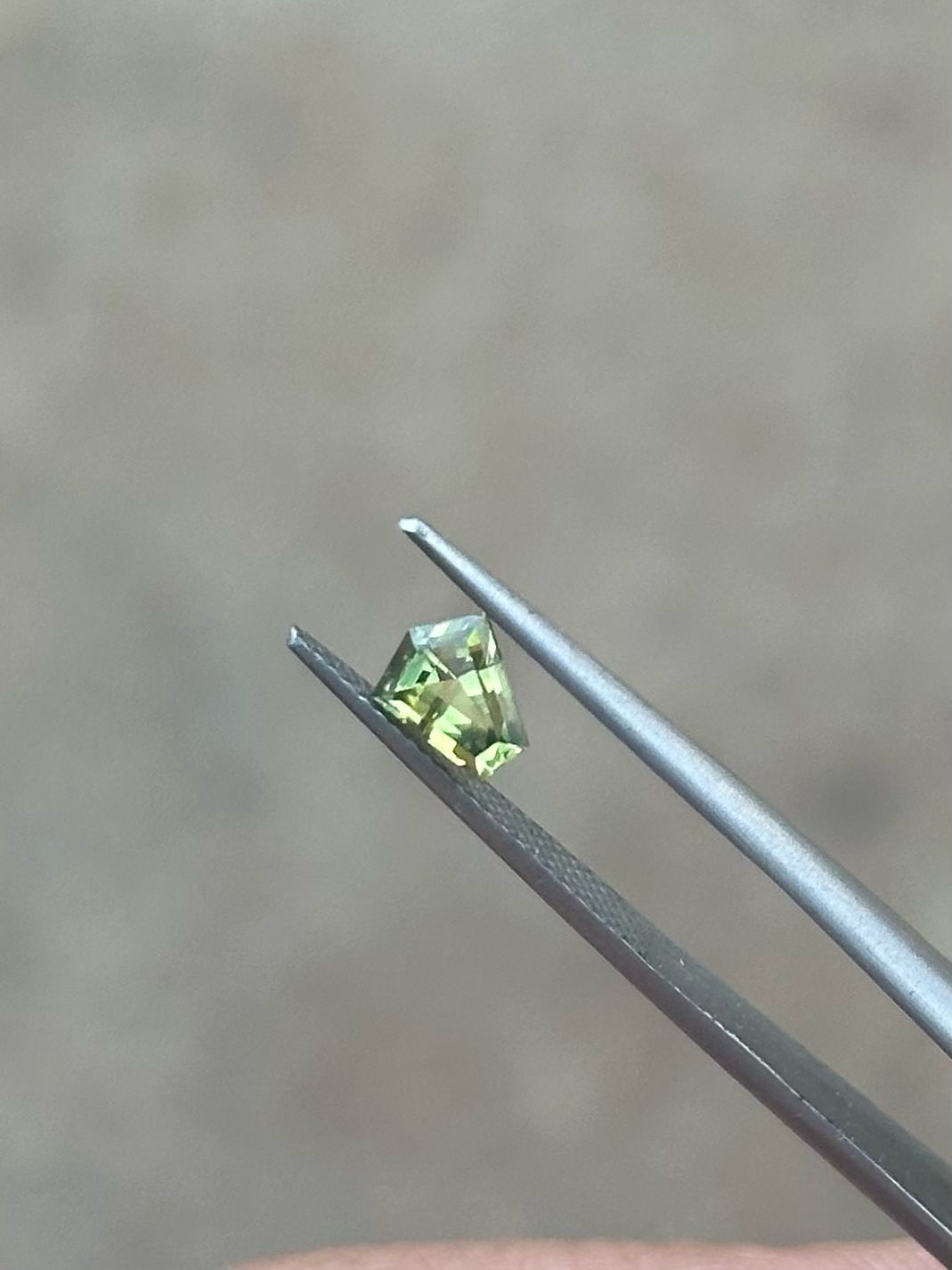 0.85ct Green Australian Sapphire
