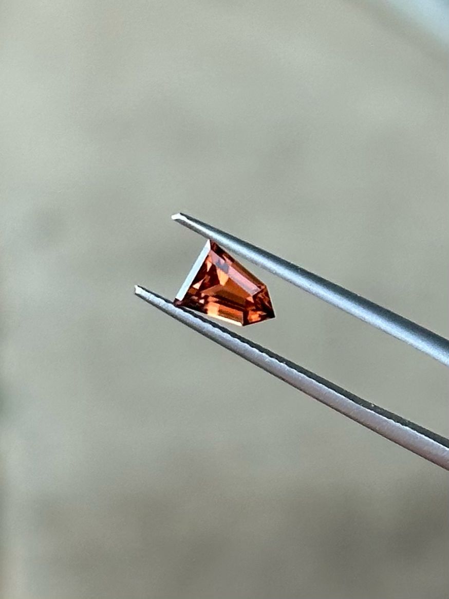 1.25ct Orange Australian Zircon