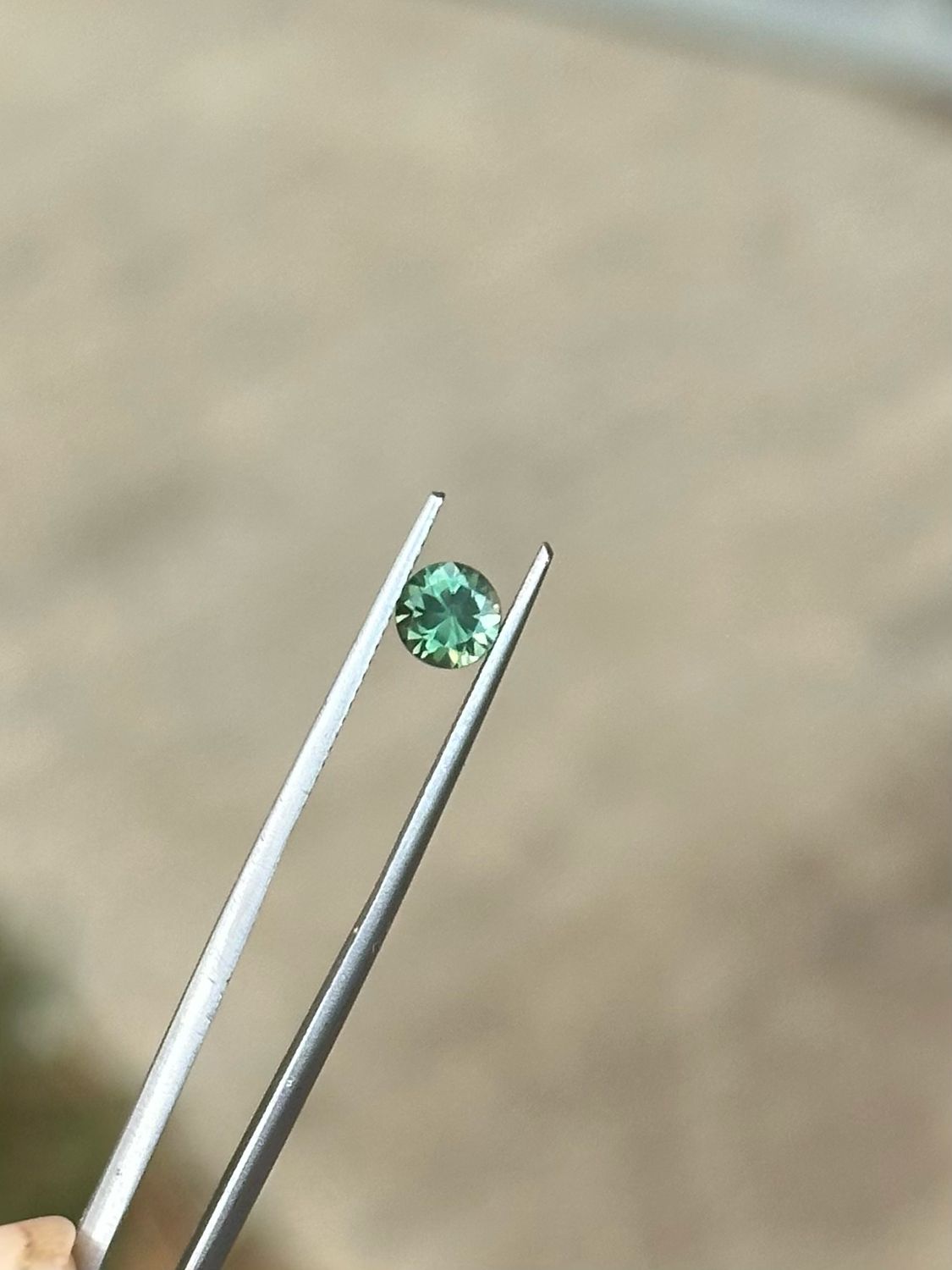 0.75ct Green Australian Sapphire