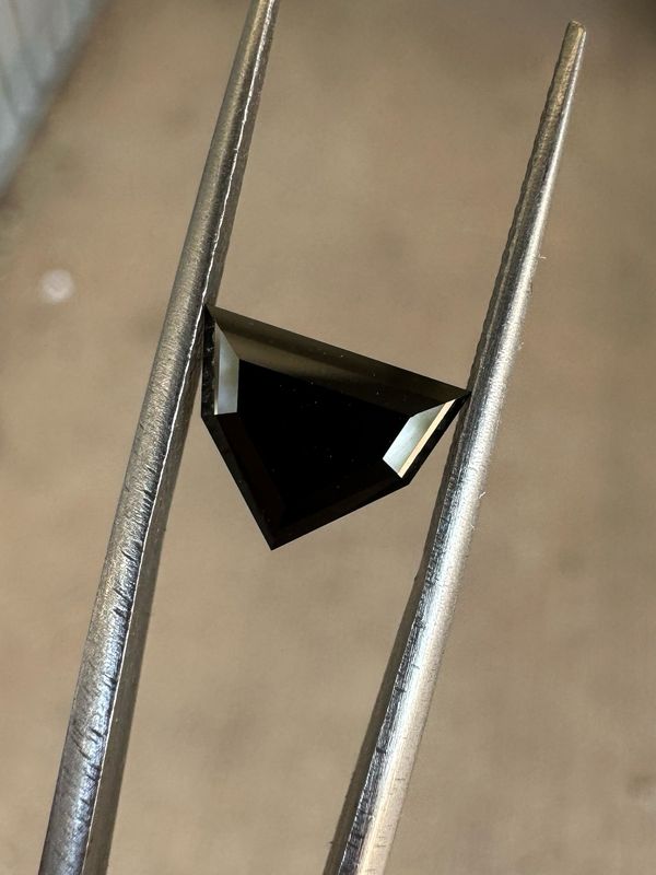 1.71ct Black Australian Spinel