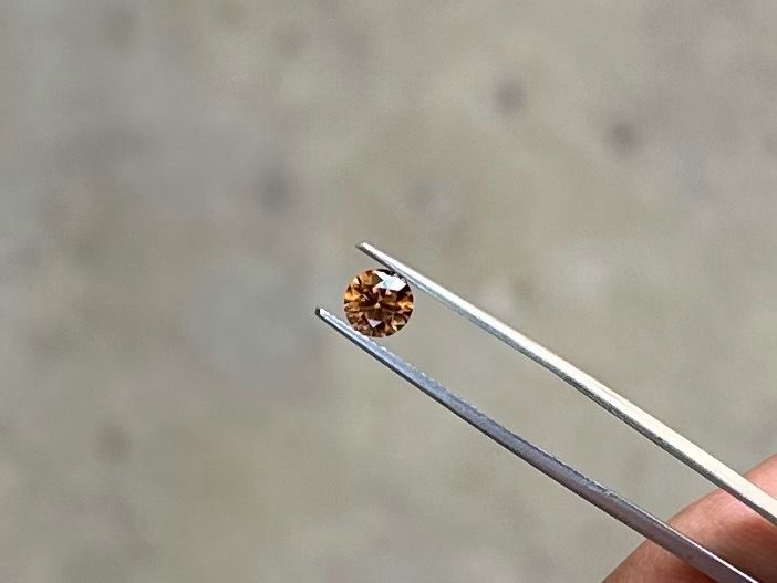 0.96ct Orange Australian Zircon