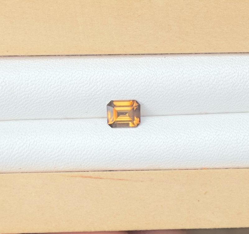 0.95ct Orange Australian Zircon