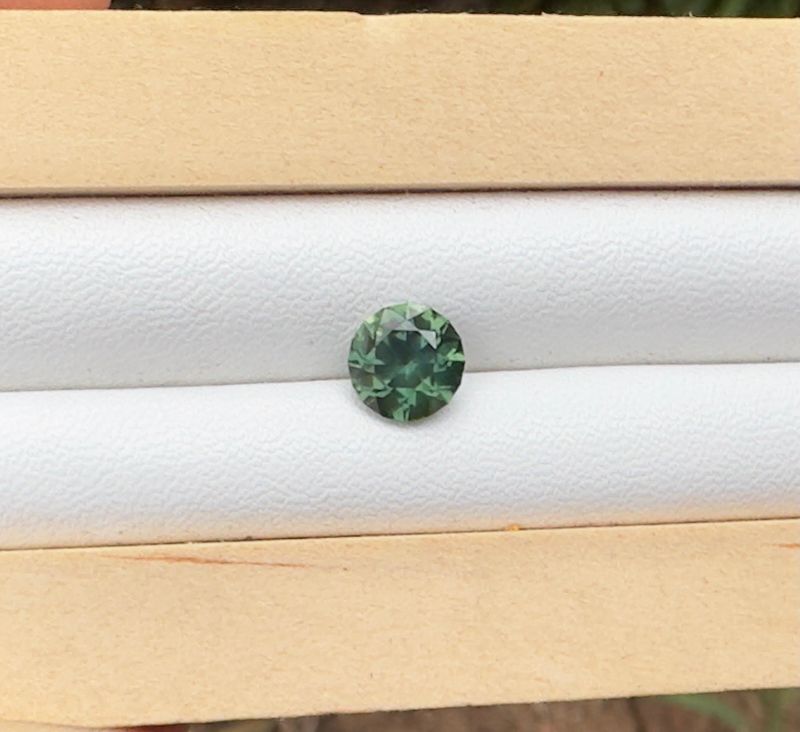 1.63ct Green Australian Sapphire