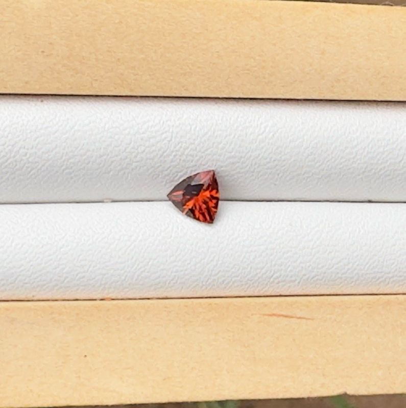 0.75ct Red Australian Zircon