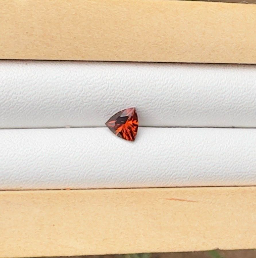 0.75ct Red Australian Zircon