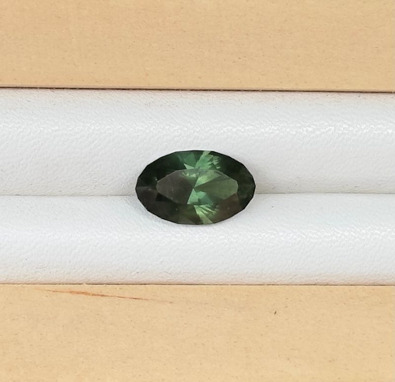 3.8ct Green Australian Sapphire